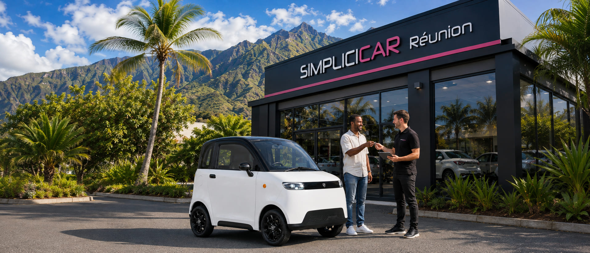 Estimation d'un quadricycle léger dans le sud de La Réunion