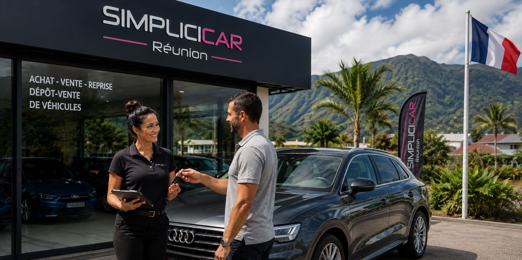 Conciergerie gratuite pour vendre son véhicule dans le sud de La Réunion